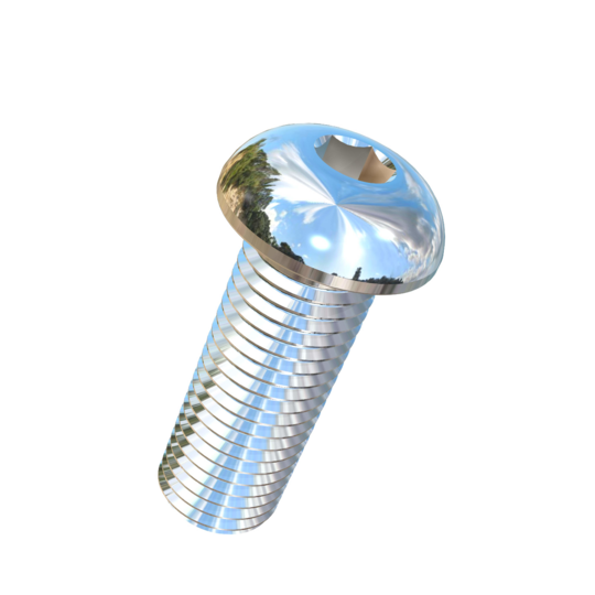 Titanium 1-8 X 2-3/4 UNC Button Head Socket Drive Allied Titanium Machine Screw